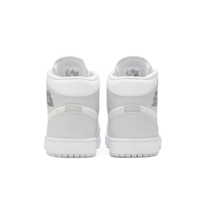 Air Jordan 1 Középfehér Szürke Férfi Cipő