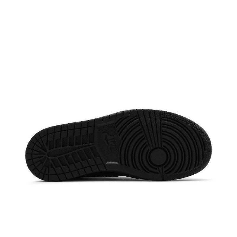 Air Jordan 1 Középfekete Fehér Női Cipő