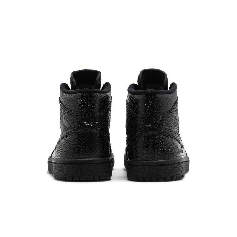 Air Jordan 1 Középfekete Fehér Női Cipő