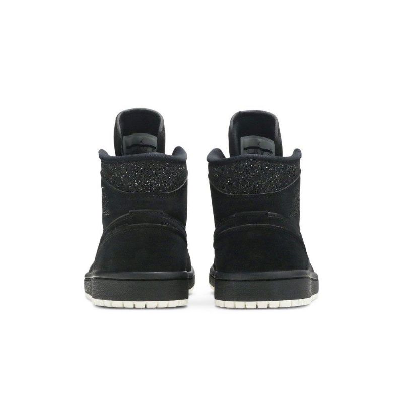 Air Jordan 1 Középfekete Fehér Női Cipő