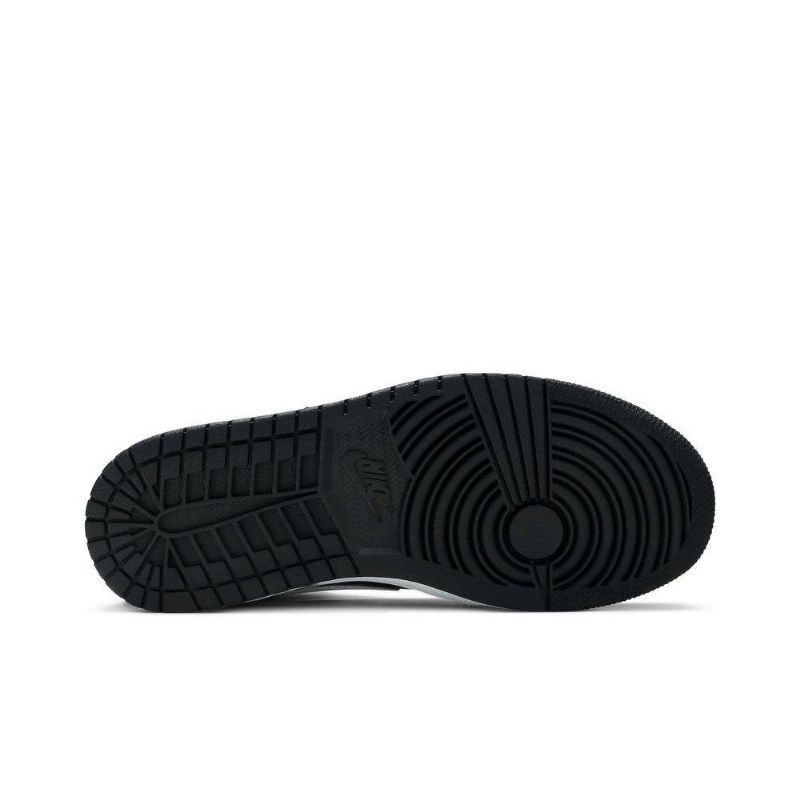 Air Jordan 1 Középfekete Fehér Női Cipő