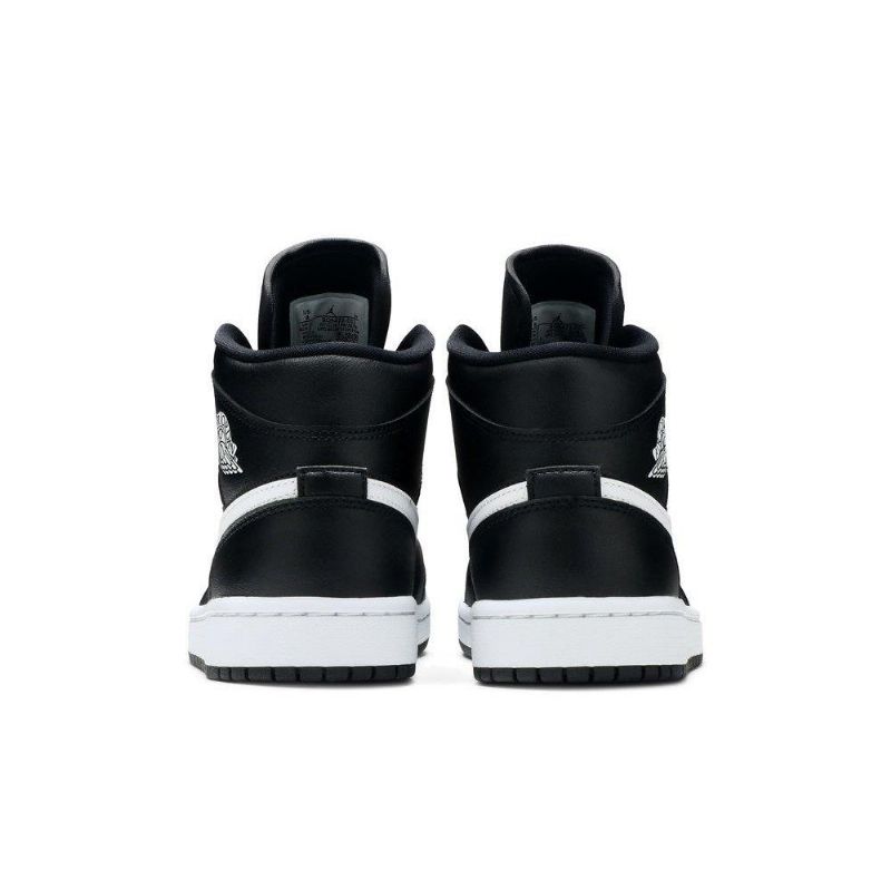 Air Jordan 1 Középfekete Fehér Női Cipő