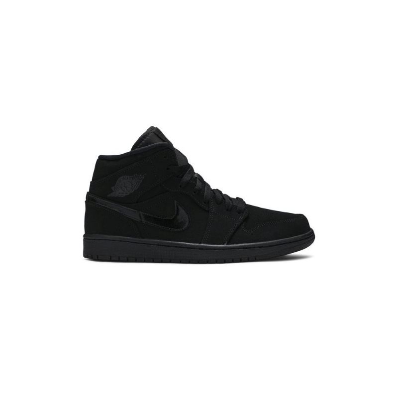 Air Jordan 1 Középfekete Férfi Cipő