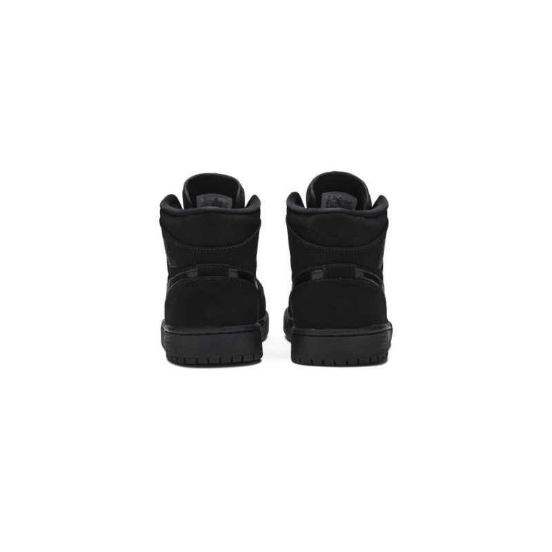 Air Jordan 1 Középfekete Férfi Cipő