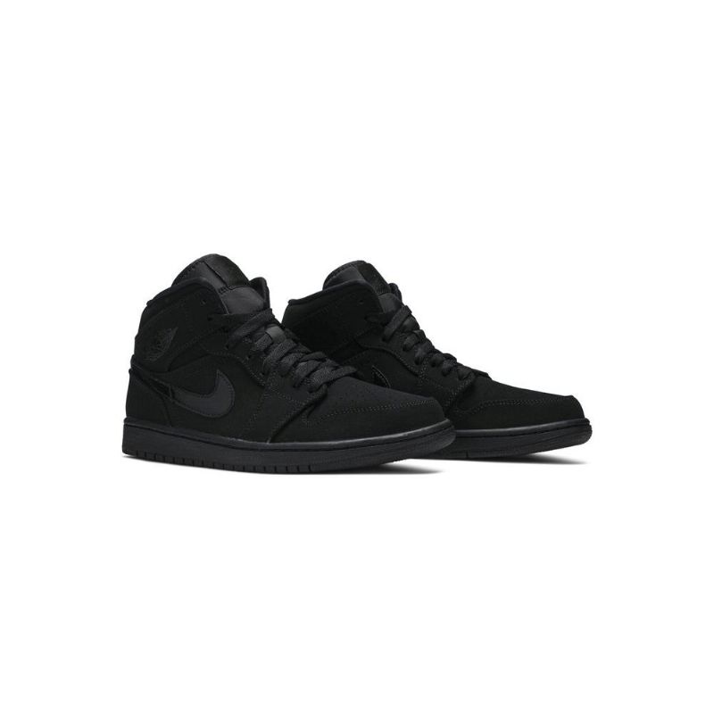 Air Jordan 1 Középfekete Férfi Cipő
