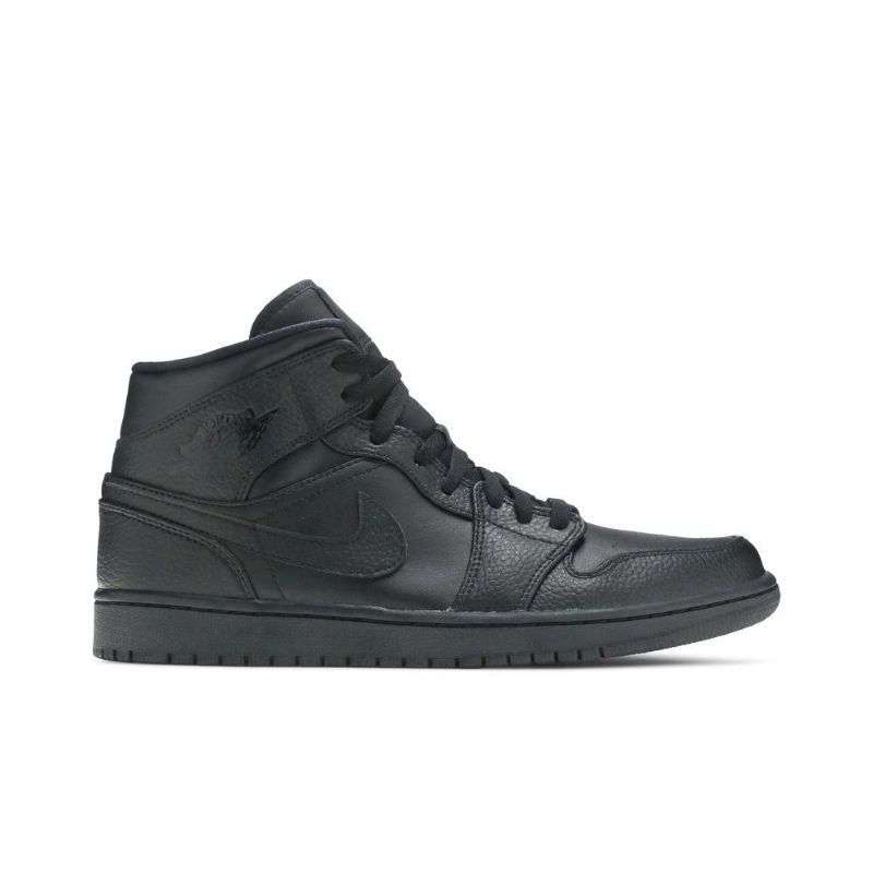 Air Jordan 1 Középfekete Férfi Cipő