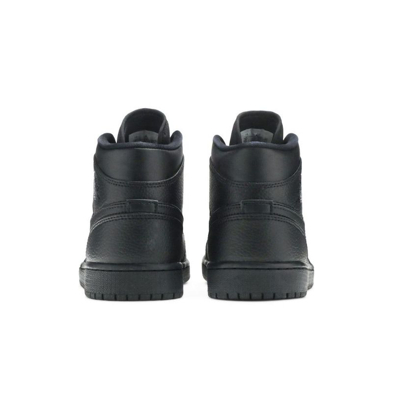 Air Jordan 1 Középfekete Férfi Cipő