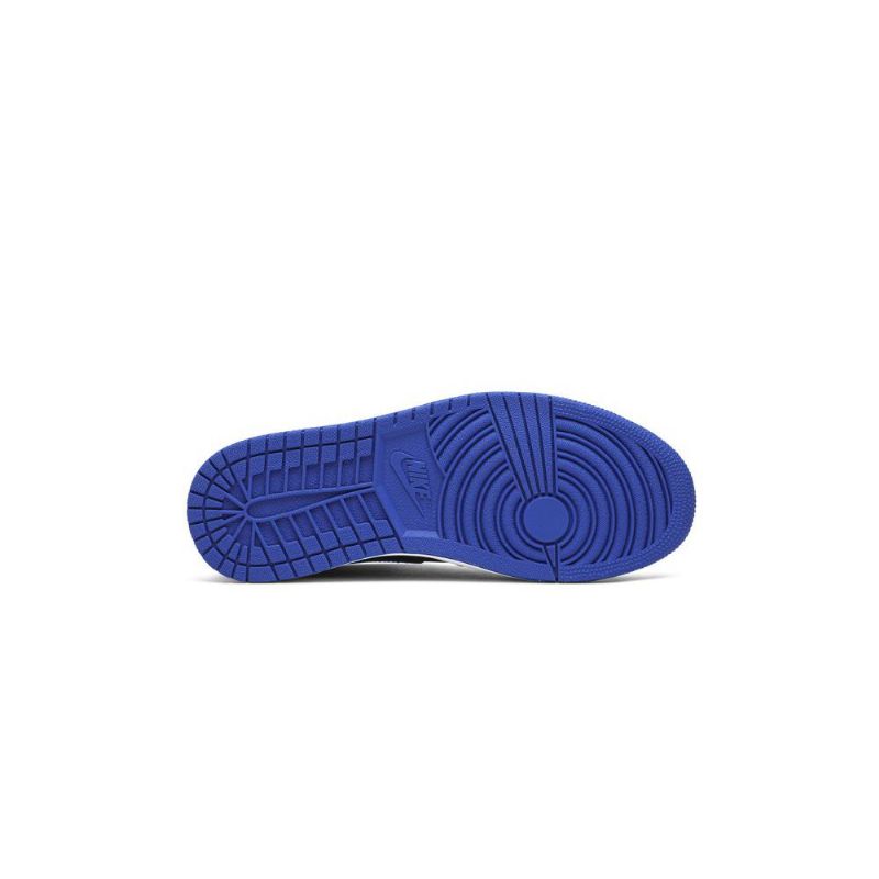 Air Jordan 1 Középkék Fekete Fehér Férfi Cipő