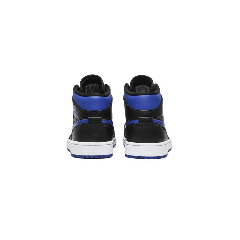 Air Jordan 1 Középkék Fekete Fehér Férfi Cipő