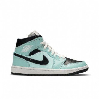 Air Jordan 1 Középkék Fekete Fehér Női Cipő