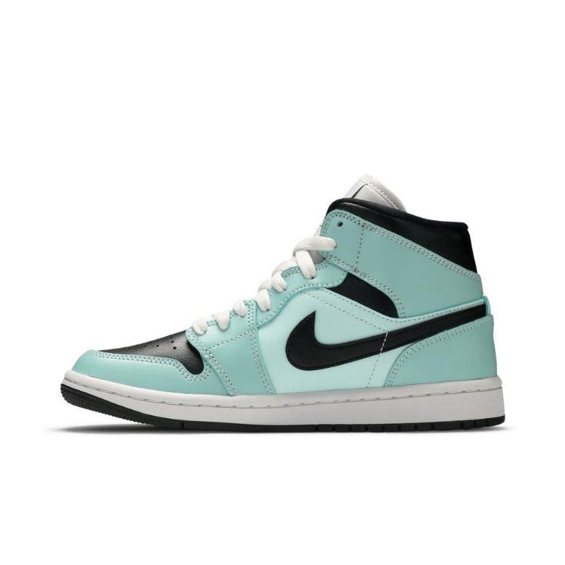 Air Jordan 1 Középkék Fekete Fehér Női Cipő