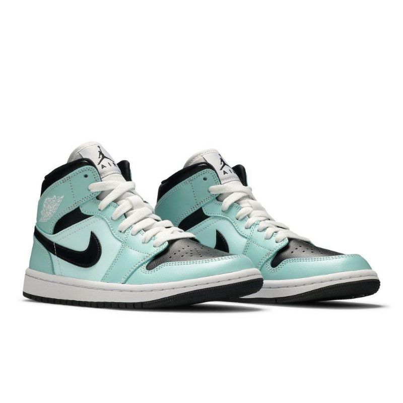 Air Jordan 1 Középkék Fekete Fehér Női Cipő