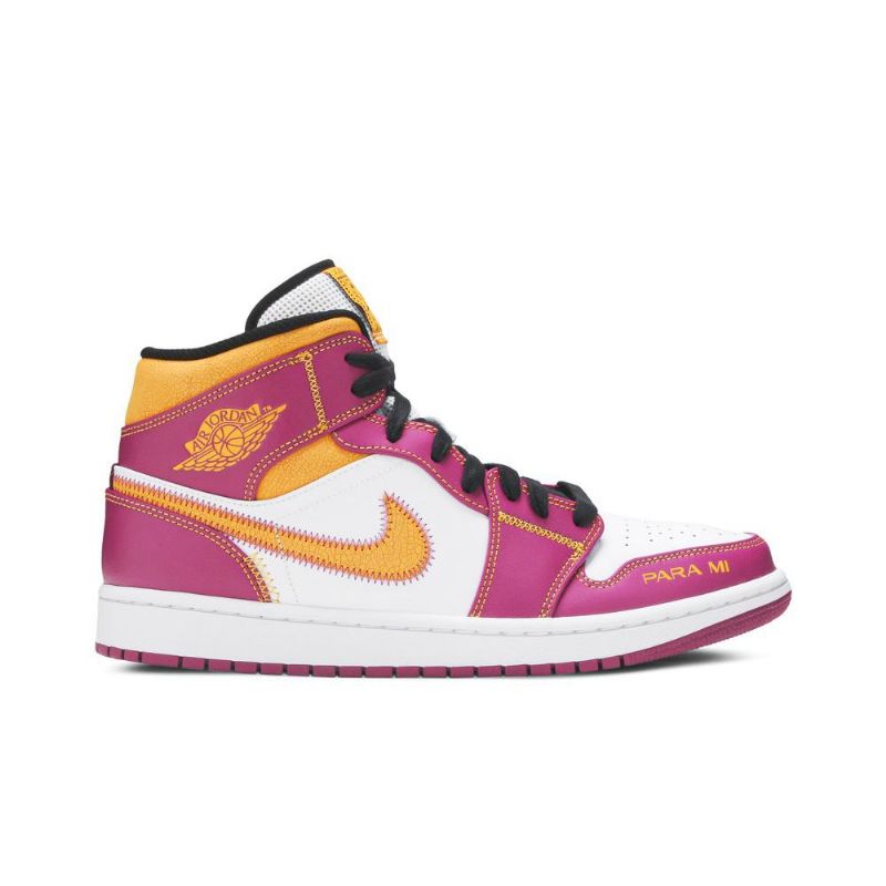 Air Jordan 1 Középlila Fehérarany Férfi Cipő