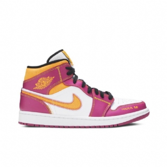 Air Jordan 1 Középlila Fehérarany Férfi Cipő
