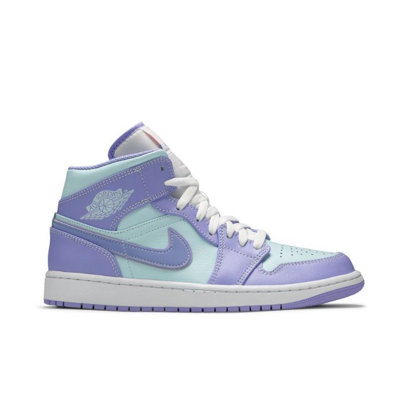 Air Jordan 1 Középlila Kék Fehér Férfi Cipő