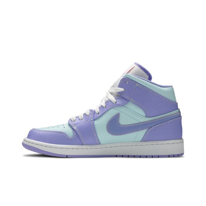 Air Jordan 1 Középlila Kék Fehér Férfi Cipő