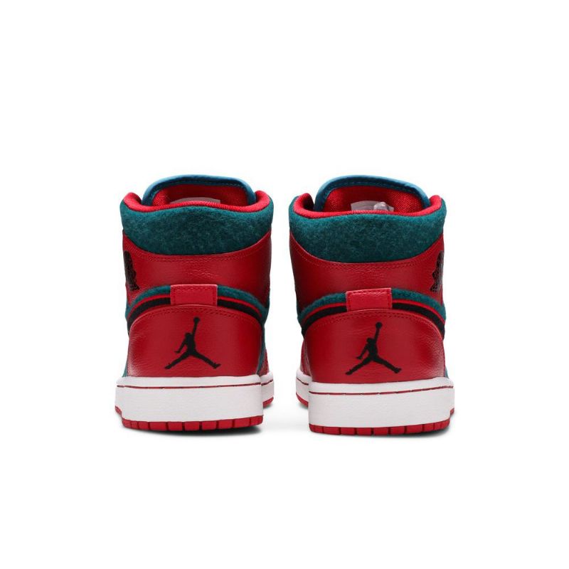 Air Jordan 1 Középpiros Kék Fekete Férfi Cipő