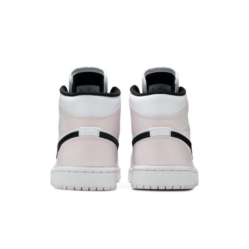 Air Jordan 1 Középrózsaszín Fehér Fekete Női Cipő