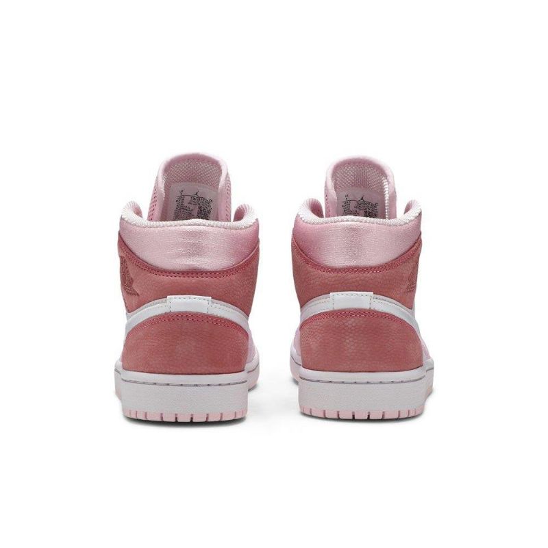 Air Jordan 1 Középrózsaszín Fehér Női Cipő