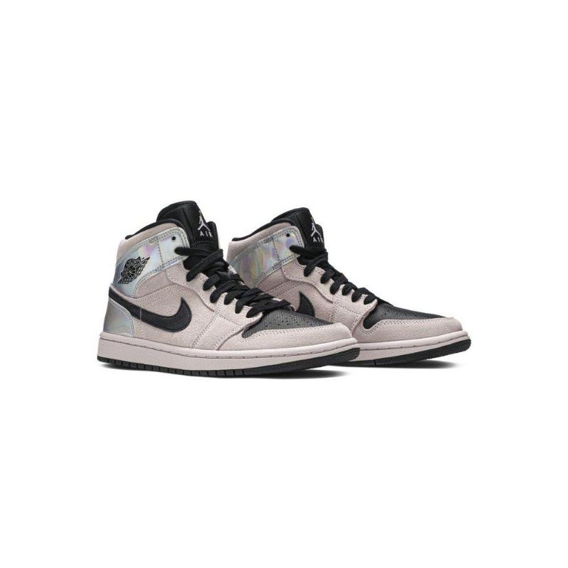 Air Jordan 1 Középrózsaszín Fekete Többszínű Női Cipő