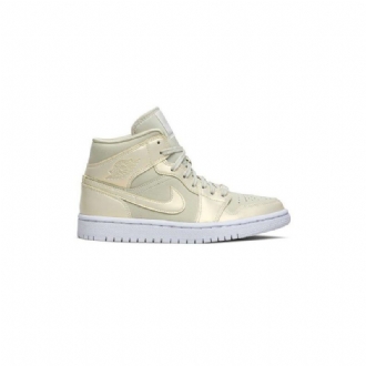 Air Jordan 1 Középsárga Fehér Női Cipő