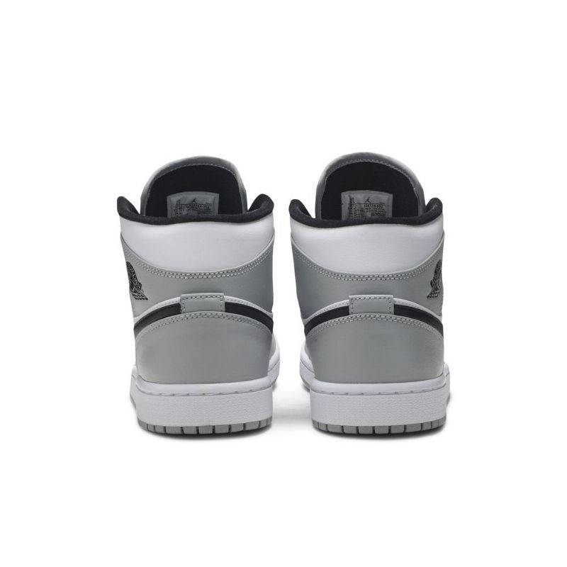 Air Jordan 1 Középszürke Fehér Fekete Férfi Cipő