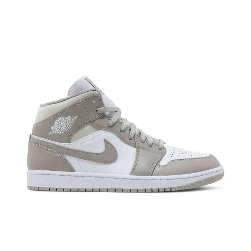 Air Jordan 1 Középszürke Fehér Férfi Cipő