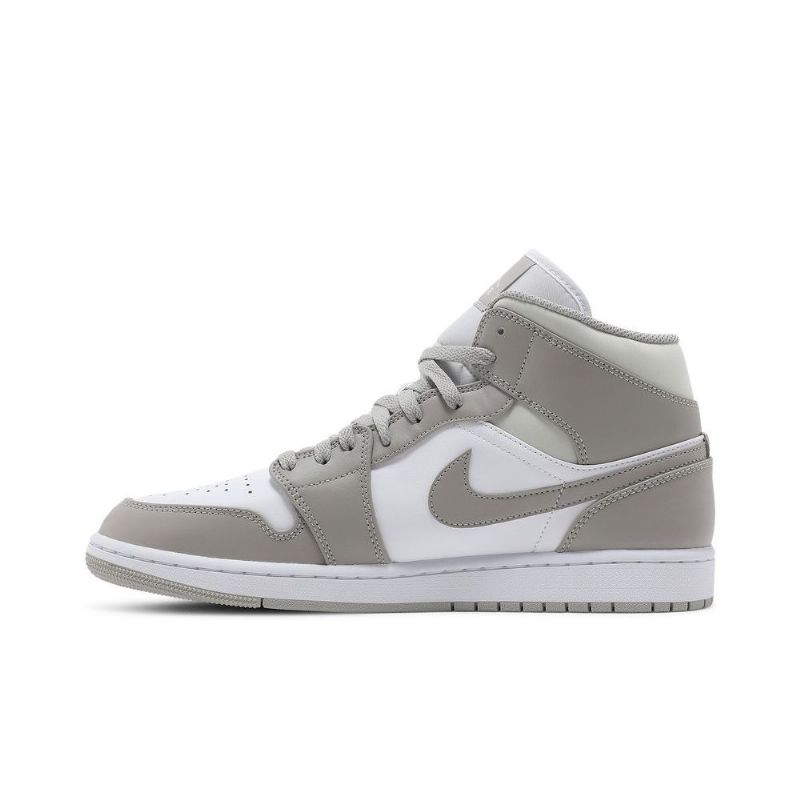 Air Jordan 1 Középszürke Fehér Férfi Cipő