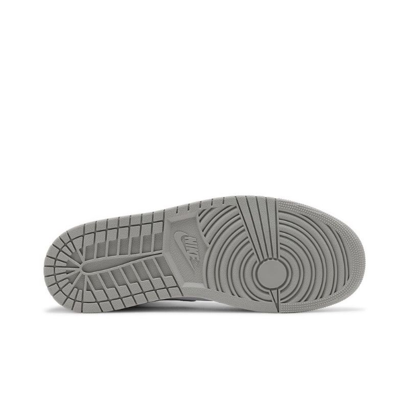 Air Jordan 1 Középszürke Fehér Férfi Cipő