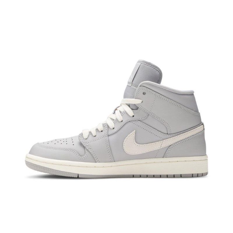 Air Jordan 1 Középszürke Fehér Női Cipő