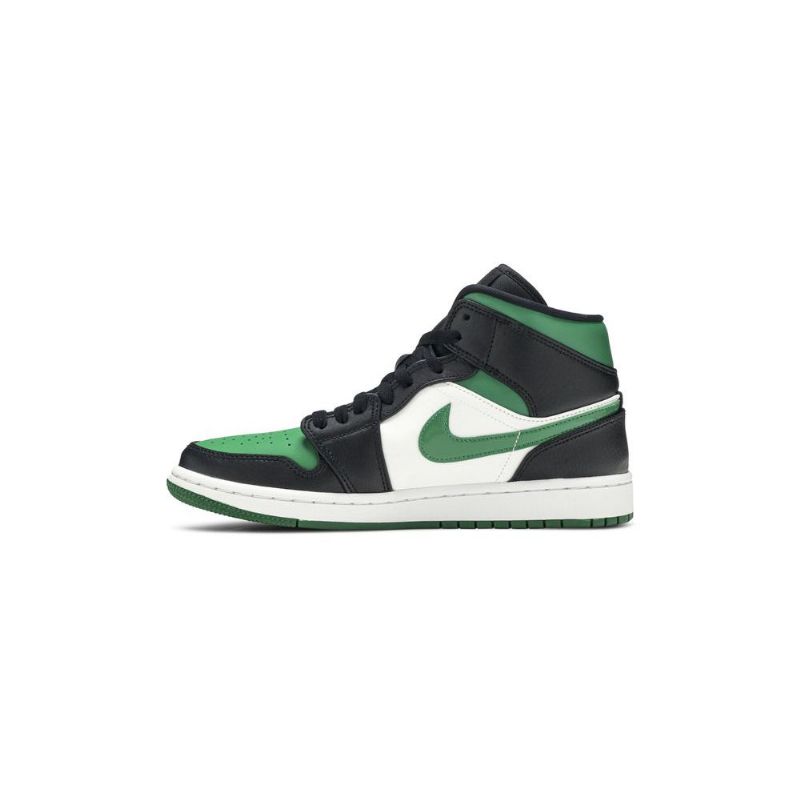Air Jordan 1 Középzöld Fehér Fekete Piros Férfi Cipők
