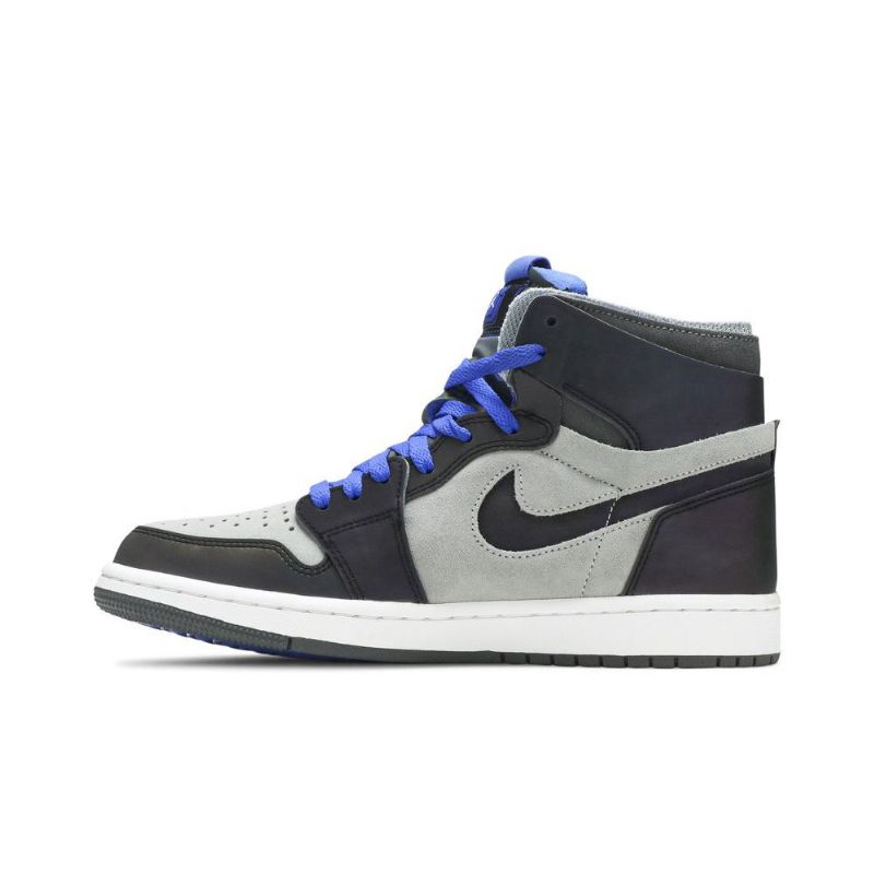 Air Jordan 1 League Of Legends Zoom Comfort Szürke Fekete Kék Fehér Férfi Cipők
