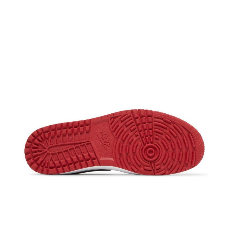 Air Jordan 1 Low Golf Piros Fehér Fekete Férfi Cipők