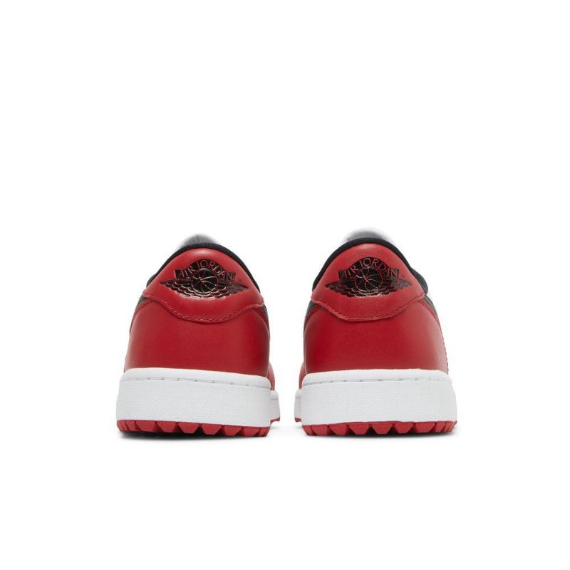 Air Jordan 1 Low Golf Piros Fehér Fekete Férfi Cipők
