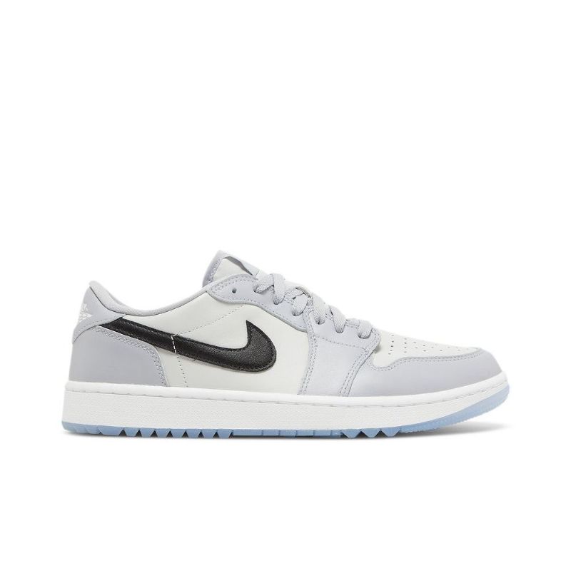 Air Jordan 1 Low Golf Szürke Fehér Fekete Férfi Cipő