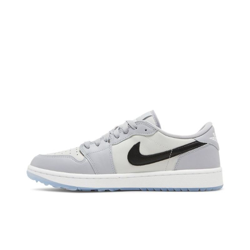 Air Jordan 1 Low Golf Szürke Fehér Fekete Férfi Cipő