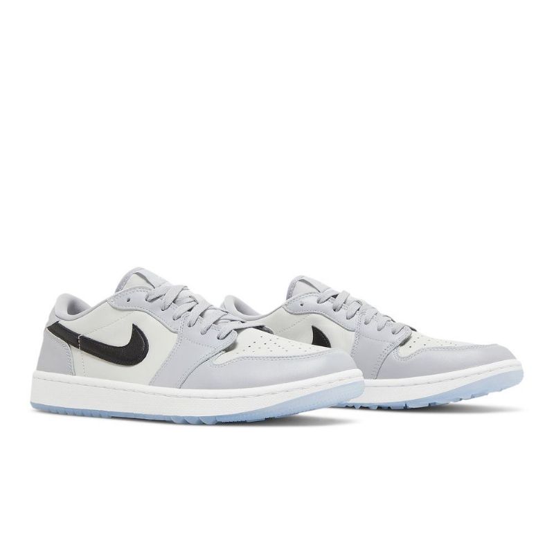 Air Jordan 1 Low Golf Szürke Fehér Fekete Férfi Cipő