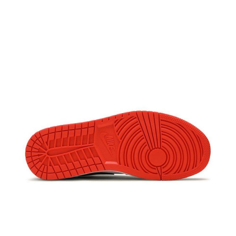 Air Jordan 1 Low Og Narancssárga Fehér Fekete Női Cipő