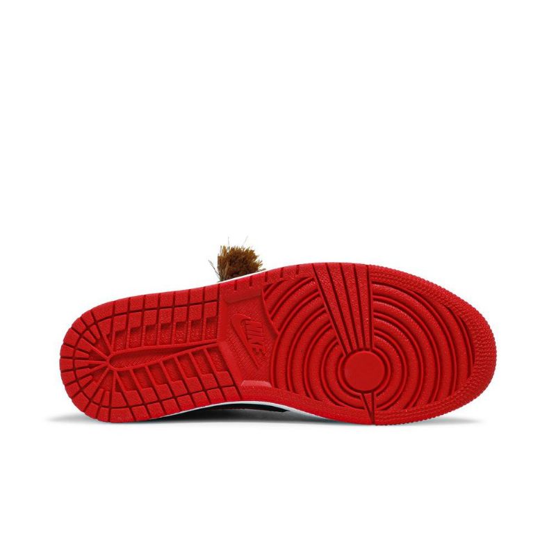 Air Jordan 1 Low Og Piros Fekete Arany Férfi Cipő