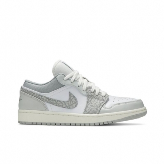 Air Jordan 1 Low Premium Fehér Szürke Férfi Cipő