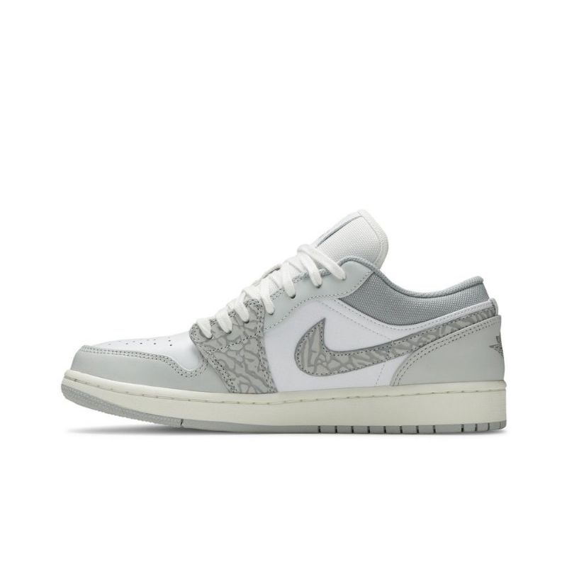 Air Jordan 1 Low Premium Fehér Szürke Férfi Cipő