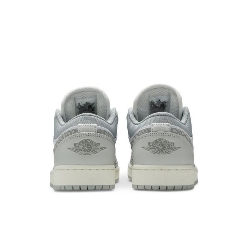 Air Jordan 1 Low Premium Fehér Szürke Férfi Cipő