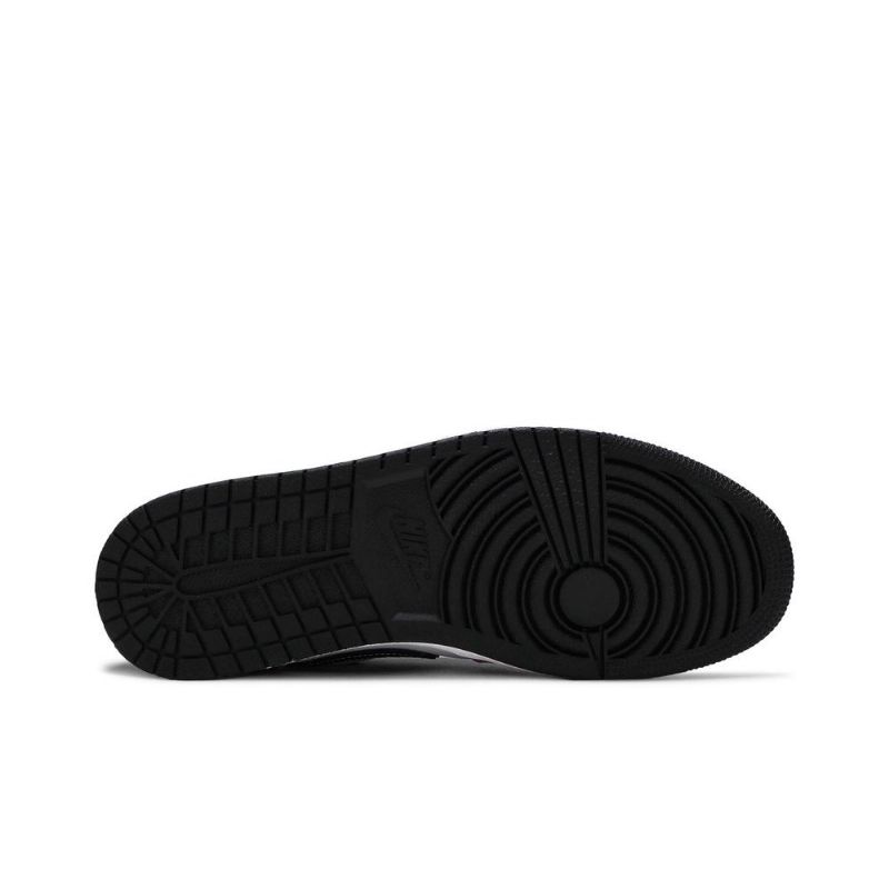 Air Jordan 1 Low Se Fehér Lila Fekete Férfi Cipő