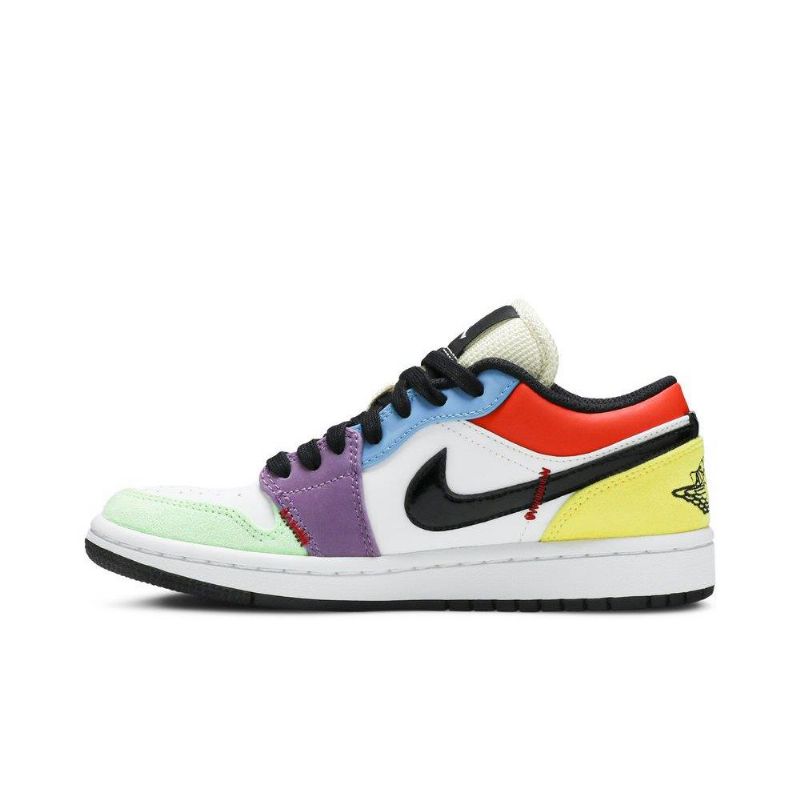 Air Jordan 1 Low Se Fehér Többszínű Női Cipő
