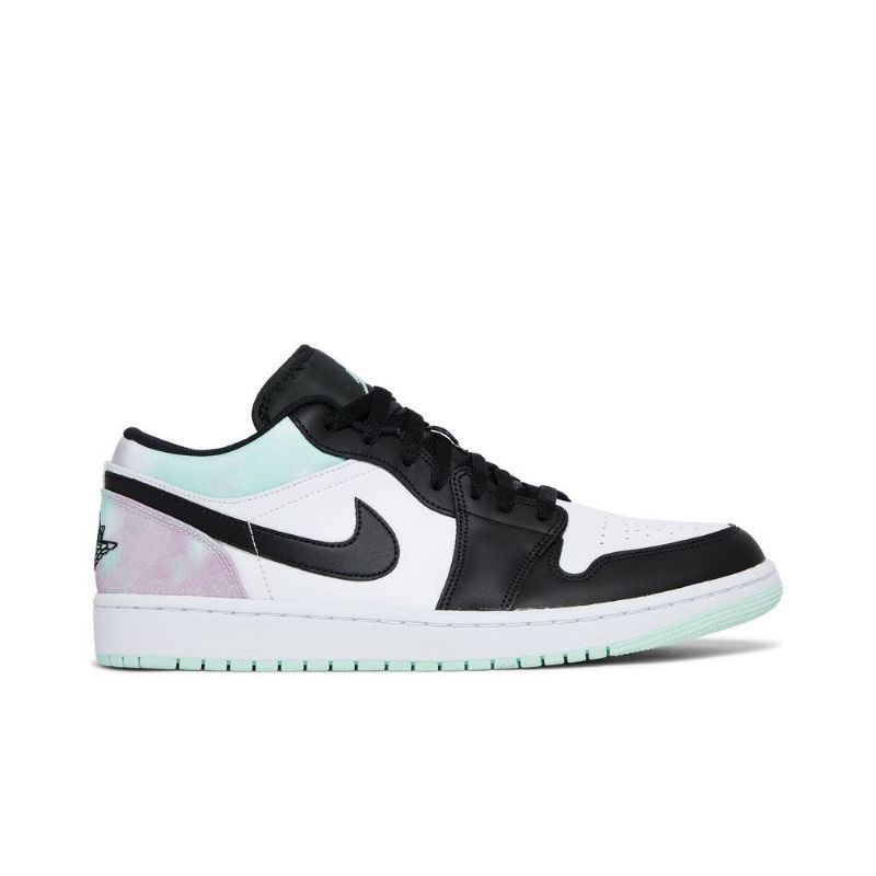 Air Jordan 1 Low Se Fehér Zöld Fekete Férfi Cipő