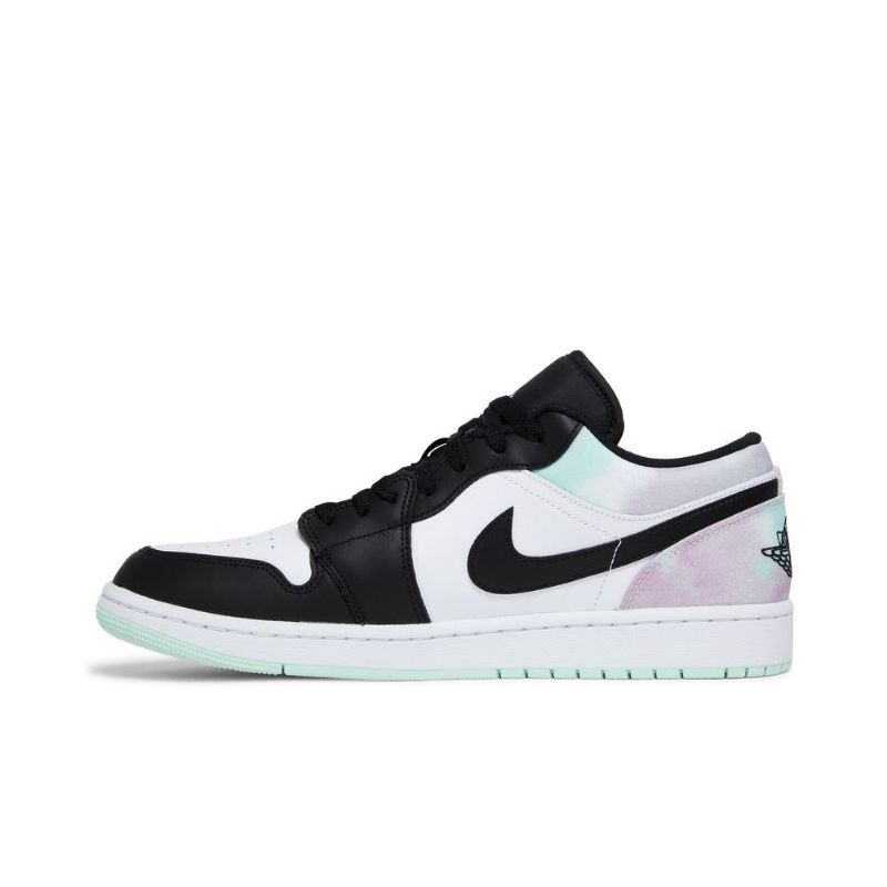 Air Jordan 1 Low Se Fehér Zöld Fekete Férfi Cipő