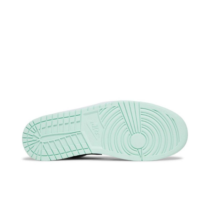 Air Jordan 1 Low Se Fehér Zöld Fekete Férfi Cipő