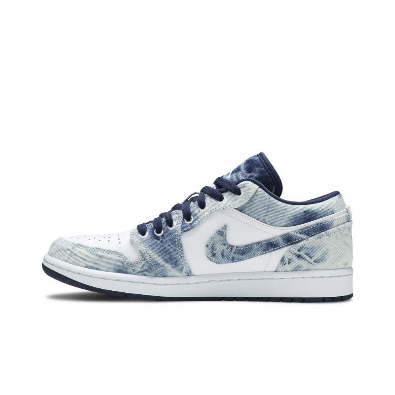 Air Jordan 1 Low Se Kék Fehér Férfi Cipő