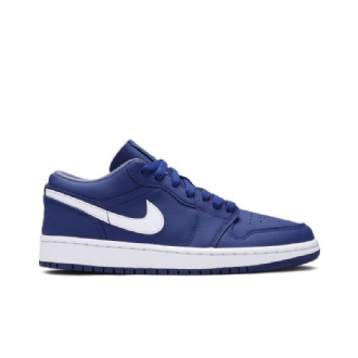 Air Jordan 1 Low Se Kék Fehér Női Cipő