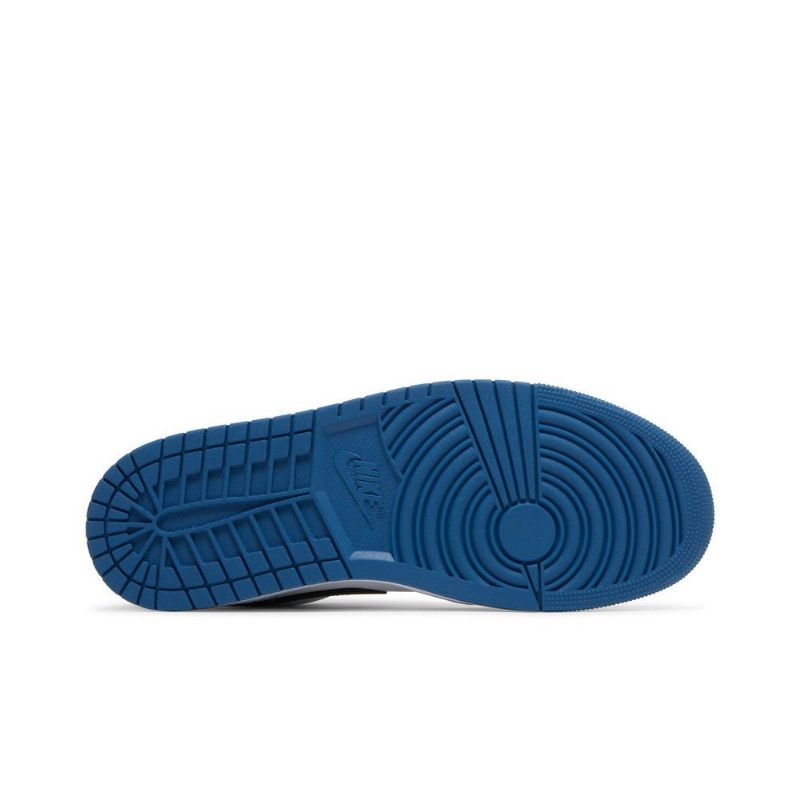 Air Jordan 1 Low Se Kék Fehér Szürke Fekete Férfi Cipő